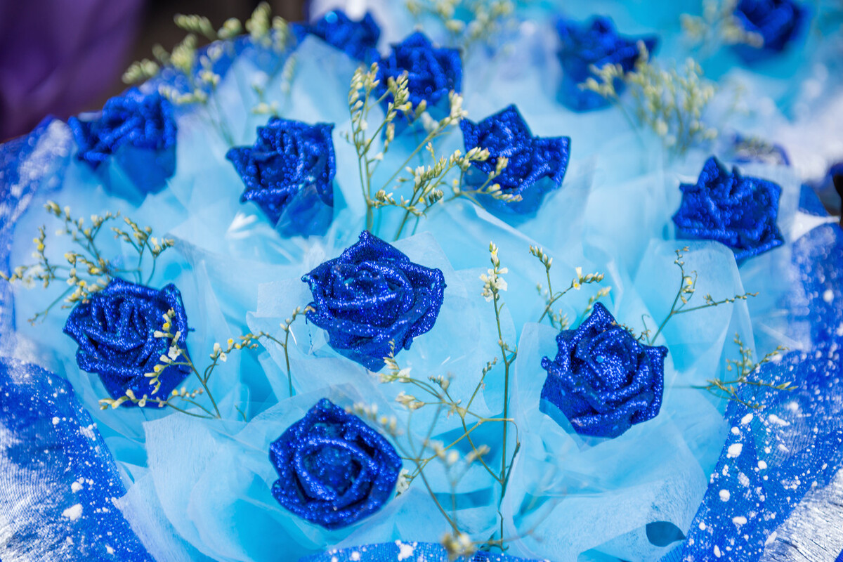 图片蓝色妖姬,蓝色妖姬图片q版