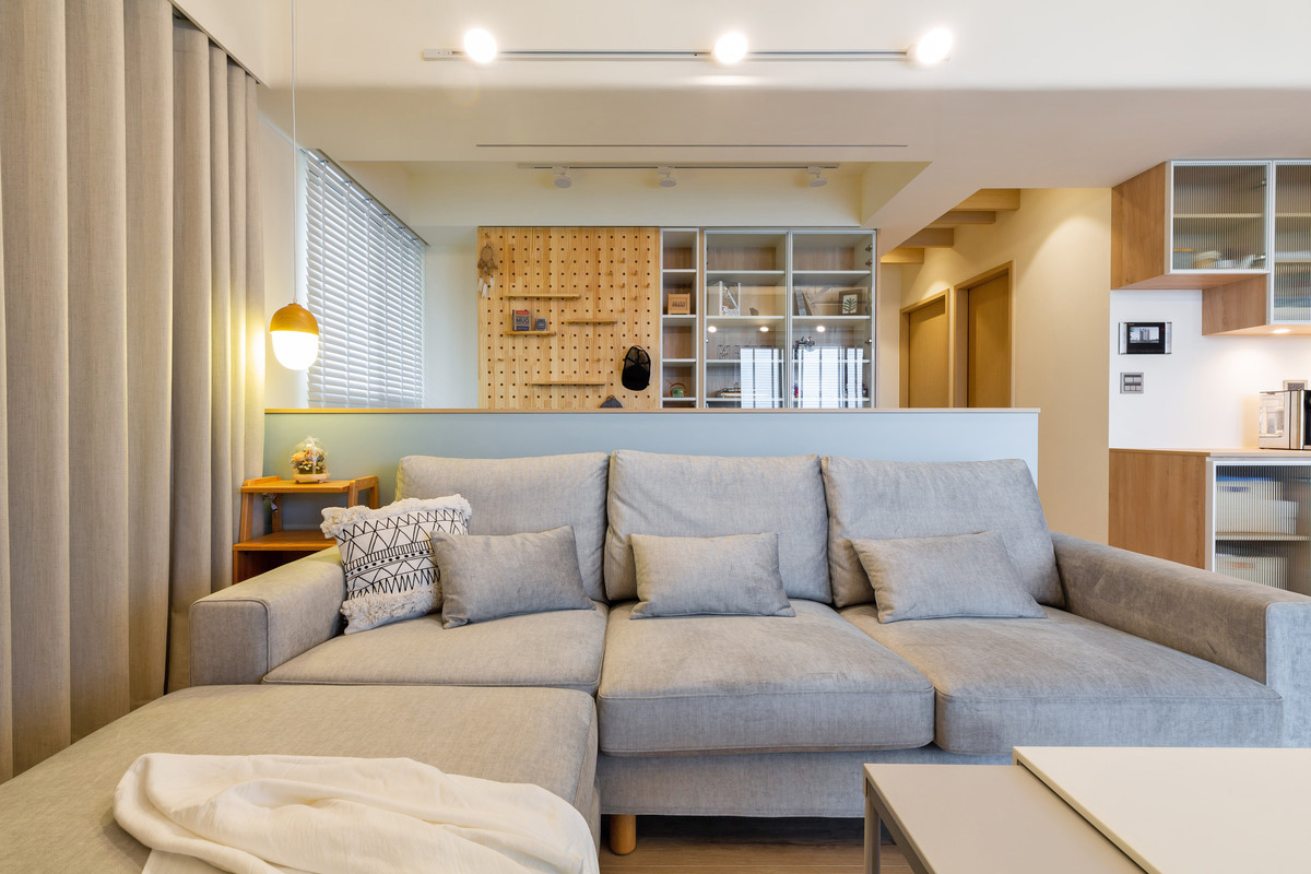 套内90平日式原木风装修,套内只有70平装修法式轻奢风