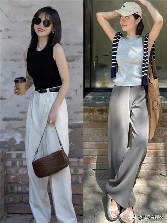 鲨鱼裤和阔腿裤哪个好看,鲨鱼裤和阔腿裤哪个更好搭