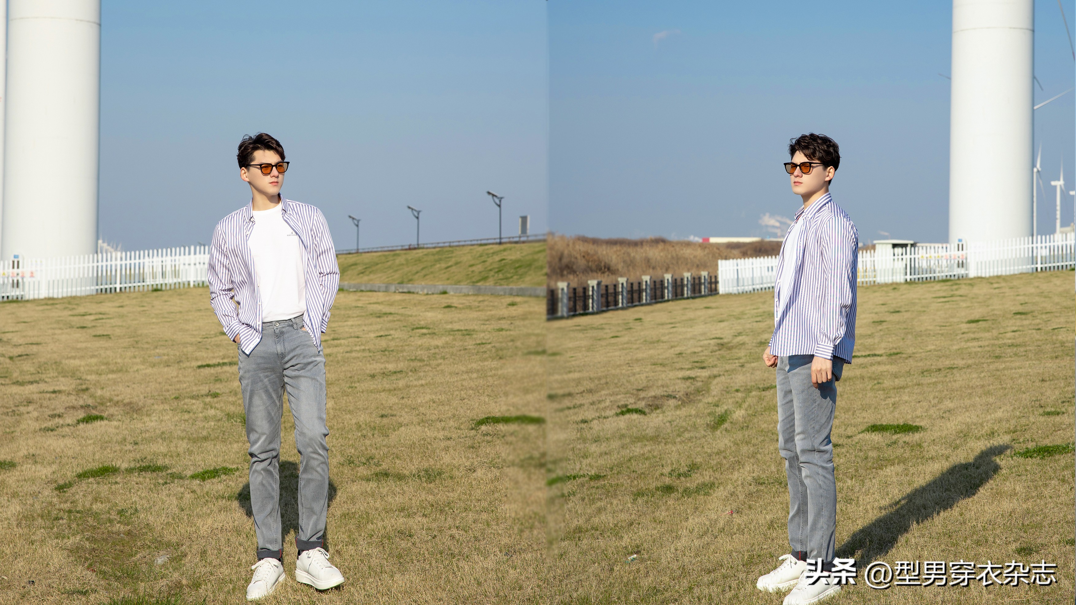 搭配技巧一款衬衫的多种时髦穿法,秋季长袖衬衫怎么搭配