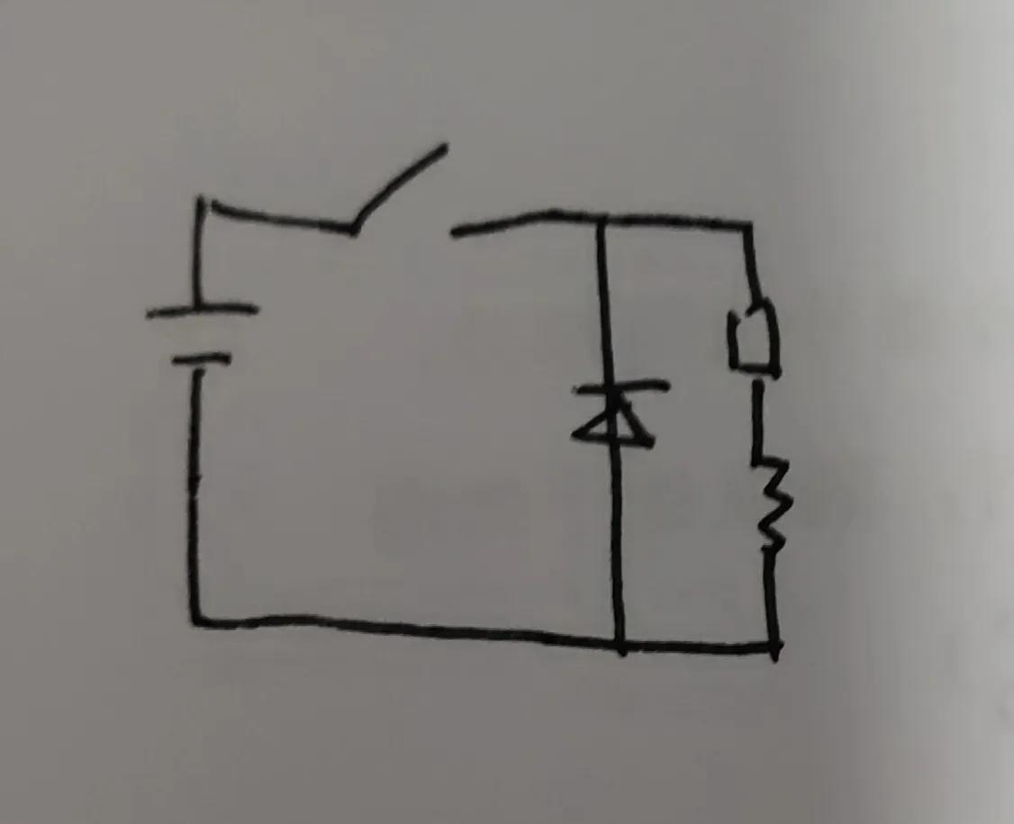 直流继电器线圈如何并联二极管,继电器驱动电路之续流二极管作用