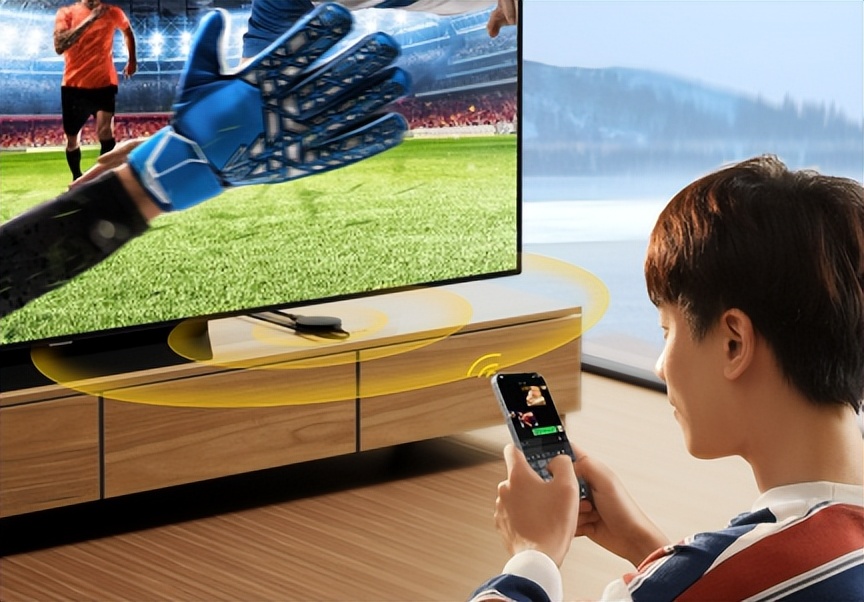 手机投屏神器连接电视机超清,手机投屏到电视上如何变成4k