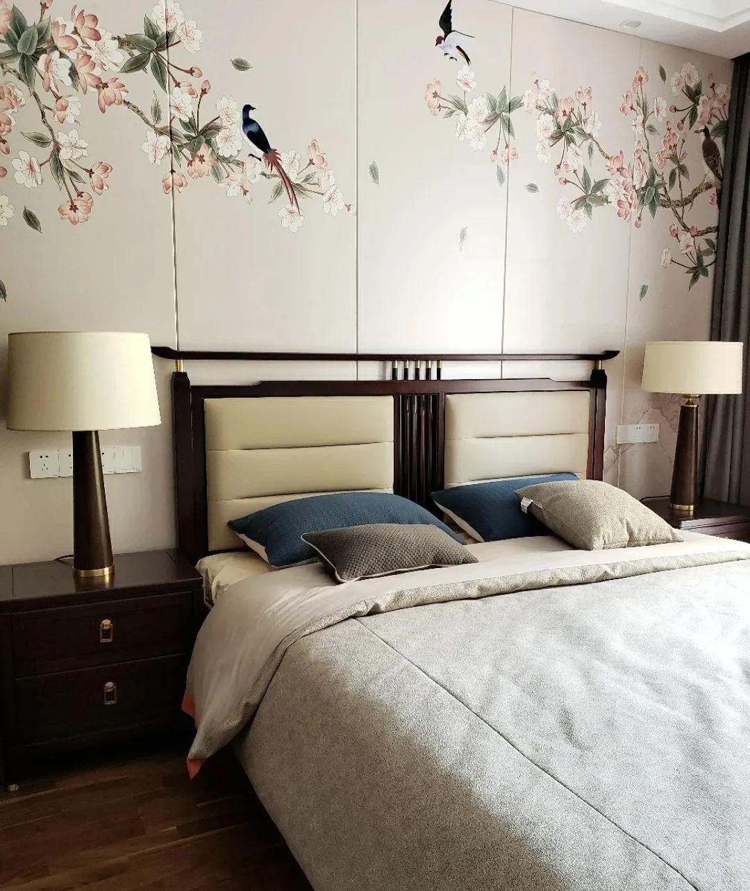 温文素雅新中式,96平方新中式两房极简轻奢风格