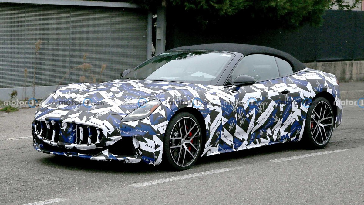 玛莎拉蒂grancabrio硬顶版,街拍玛莎拉蒂敞篷grancabrio