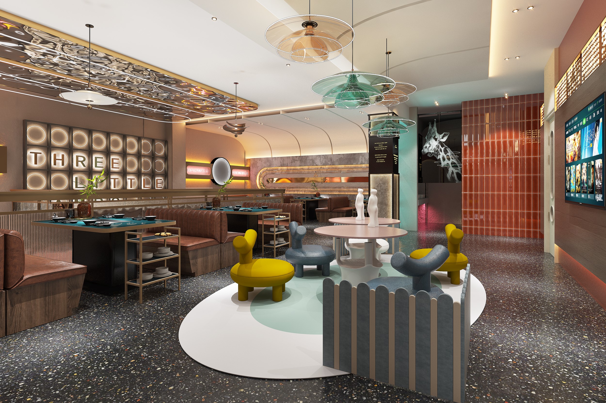 银川烧烤店装修设计报价,银川烧烤店装修设计效果图