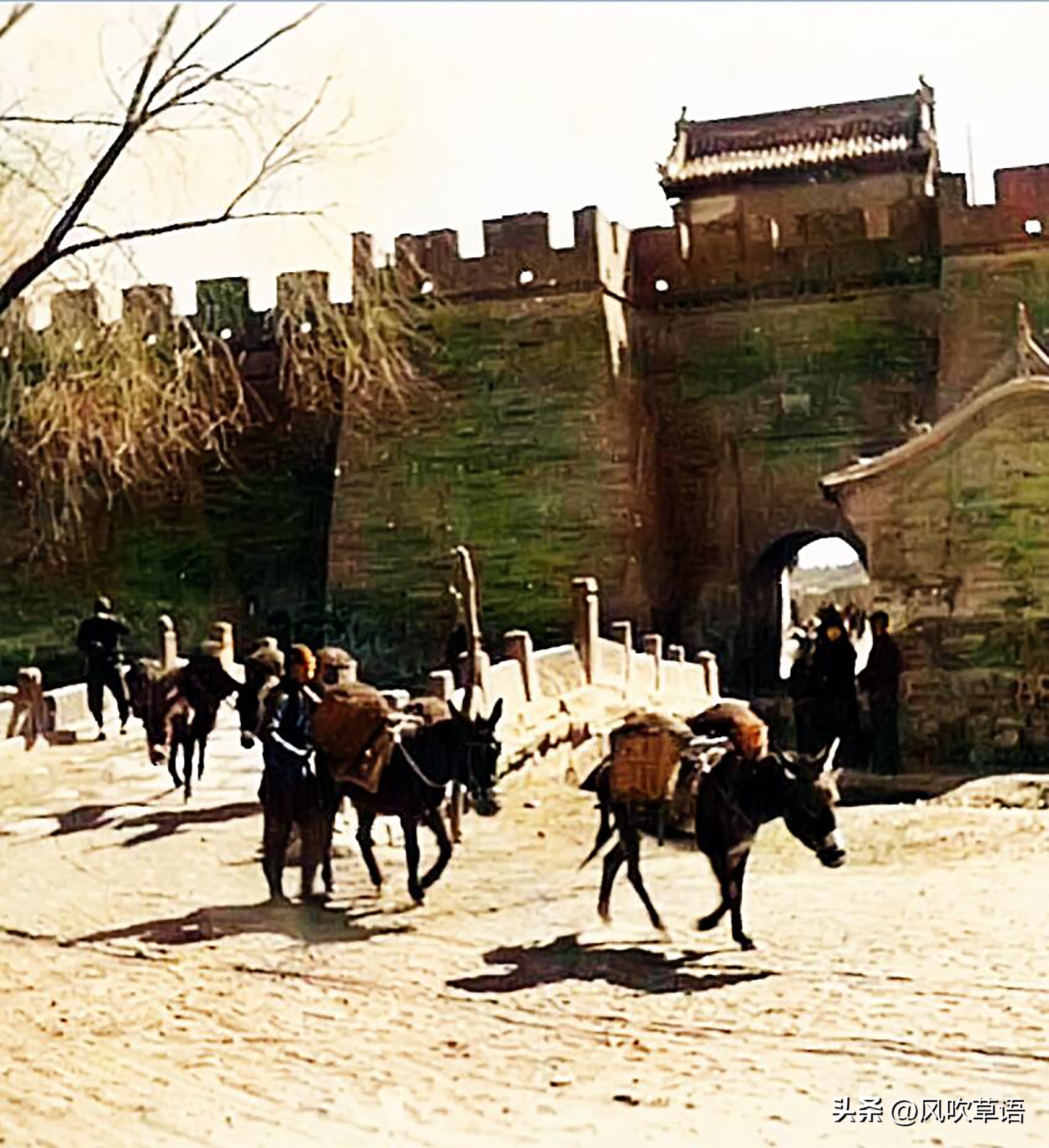 八路军攻克河北新城县的老照片,怀来县抗日八路军照片