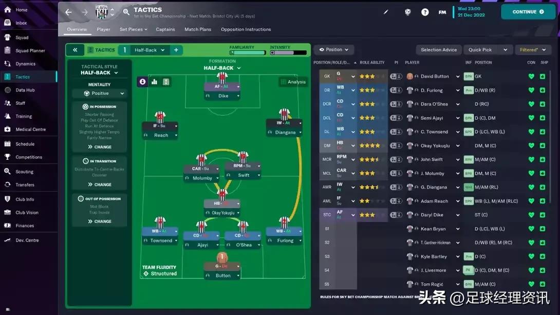 足球经理2023角球战术,足球经理2024三中卫战术
