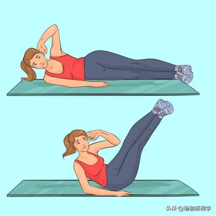 瘦下腹最有效的动作瑜伽私教,瘦肚子和腰上赘肉最有效的瑜伽