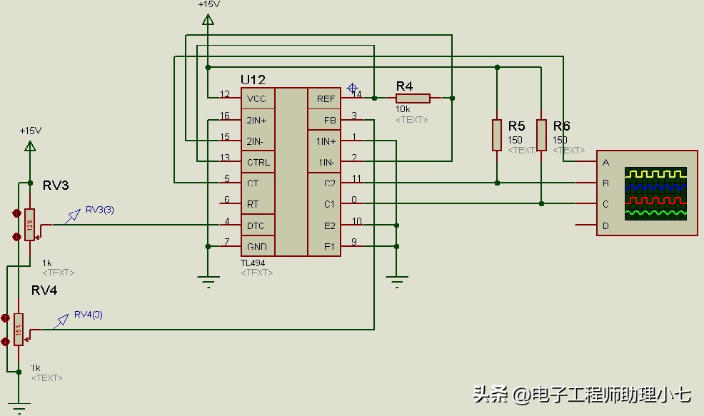 tl494各脚功能原理图解析,TL494引脚功能及参数
