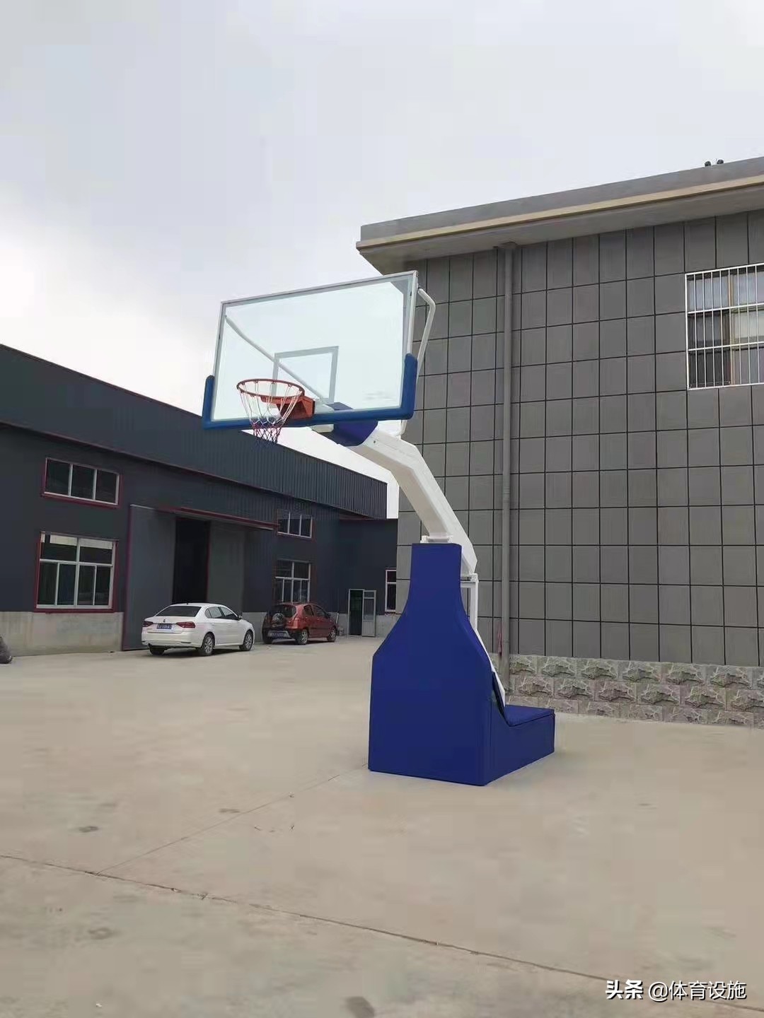 地埋式固定篮球架篮球架子价格,地埋篮球架改移动篮球架