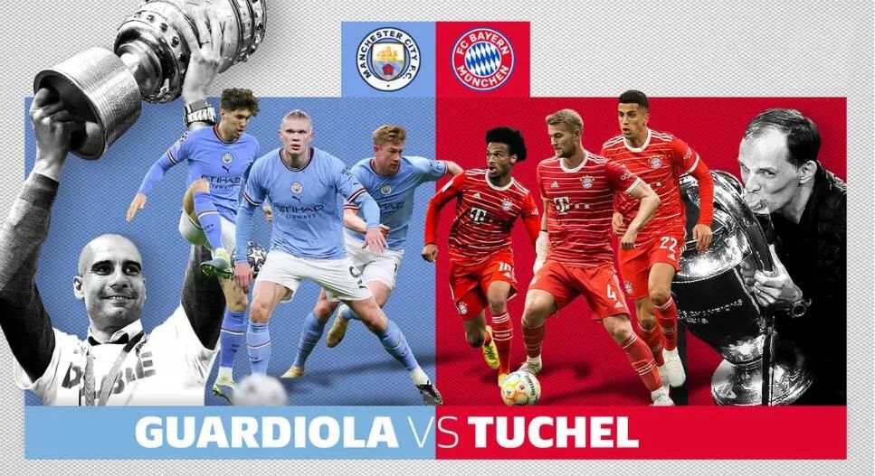 英超2023第一轮,欧冠14决赛首回合曼城vs拜仁