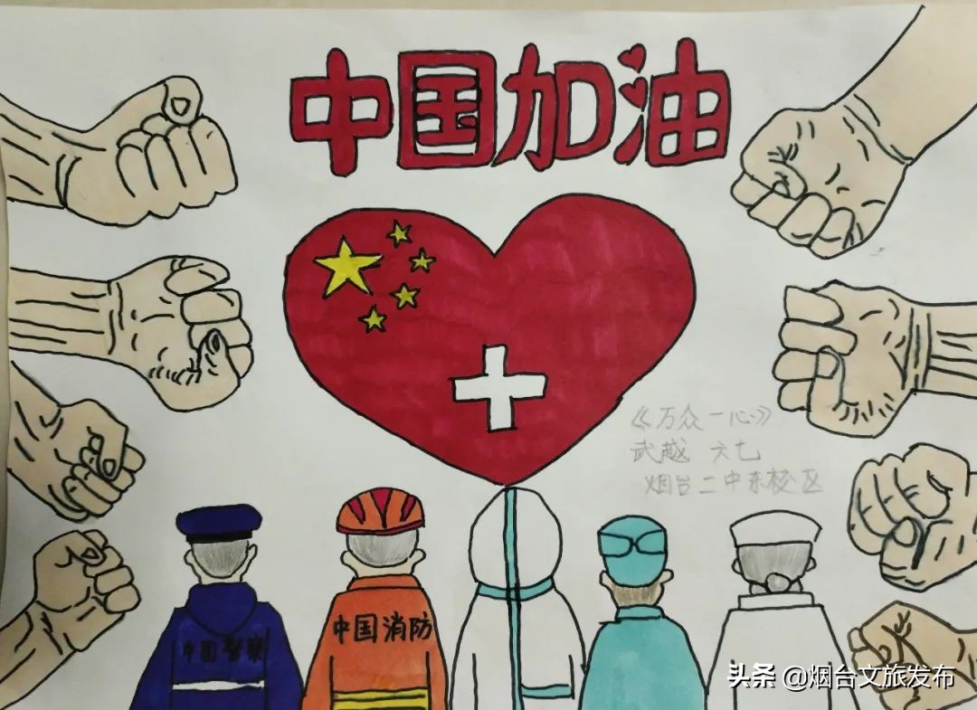 “艺”起抗疫丨用画笔传递抗疫力量——少儿绘画作品（七）