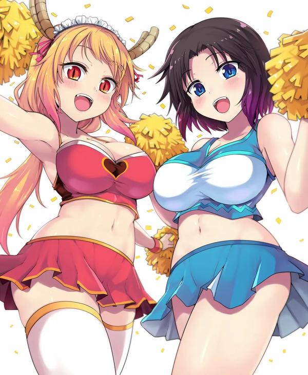 啦啦队员可爱小图,啦啦队员二次元图片