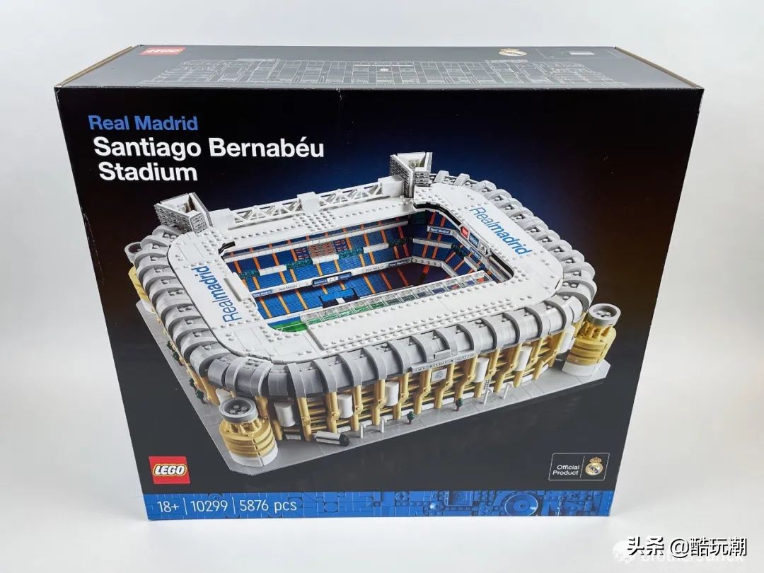 乐高伯纳乌足球场3800块,乐高皇家马德里球场