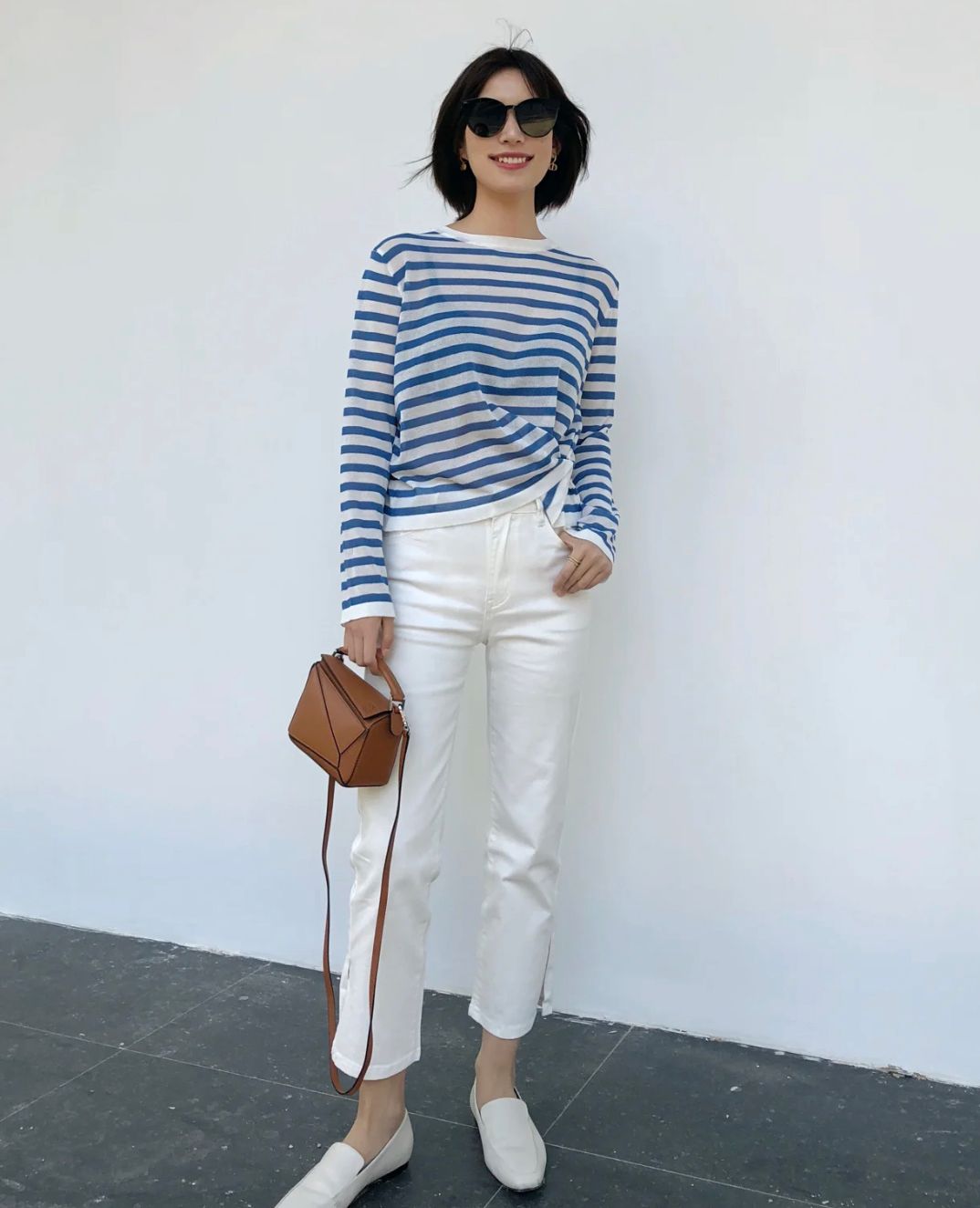 怎么选条纹衫显瘦,条纹衫怎么选显瘦好看