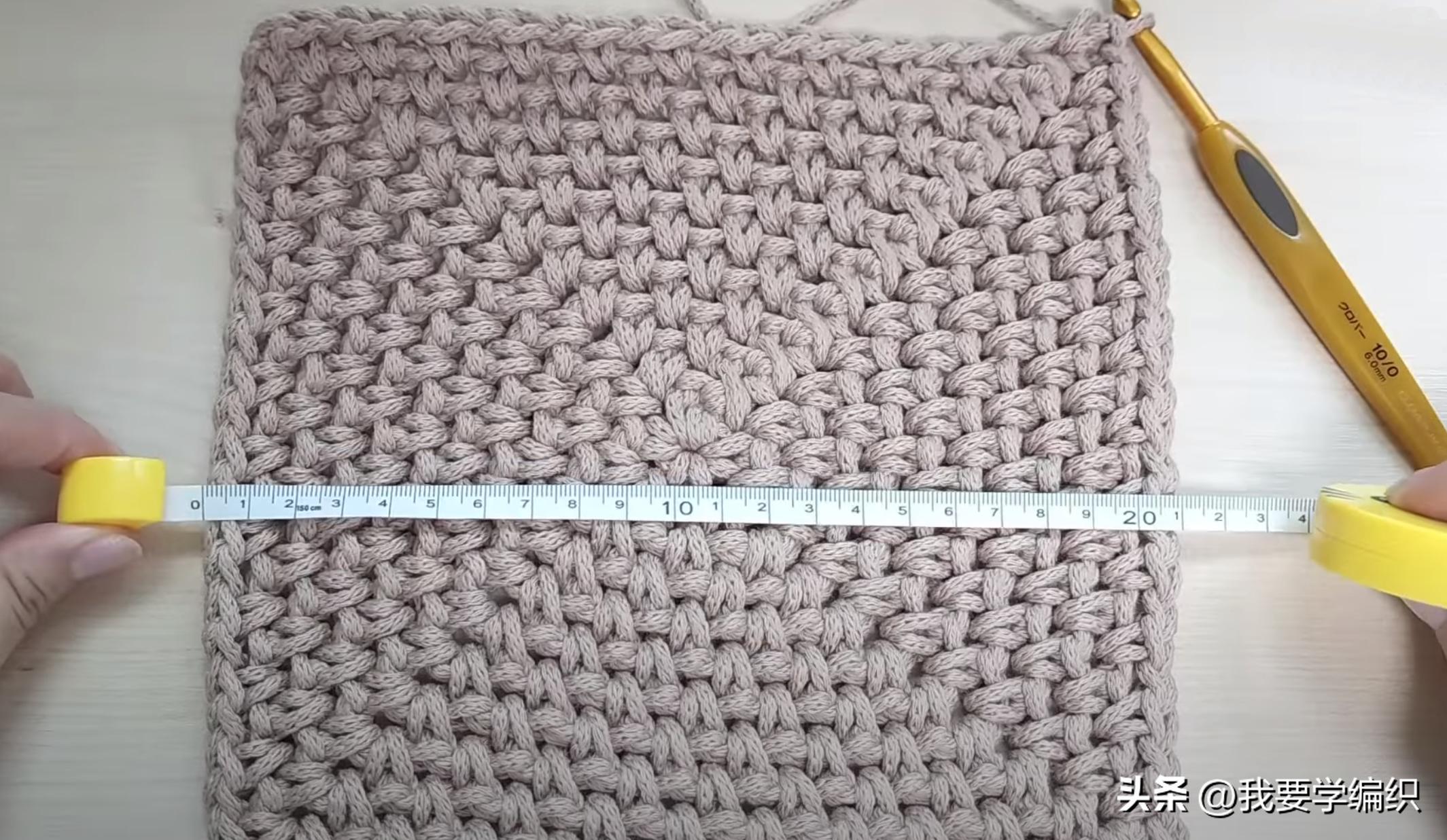 适合小姑娘提的手提包编织教程,小巧型编织包