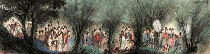 傅抱石山水画100幅欣赏,傅抱石山水画100幅高清图欣赏