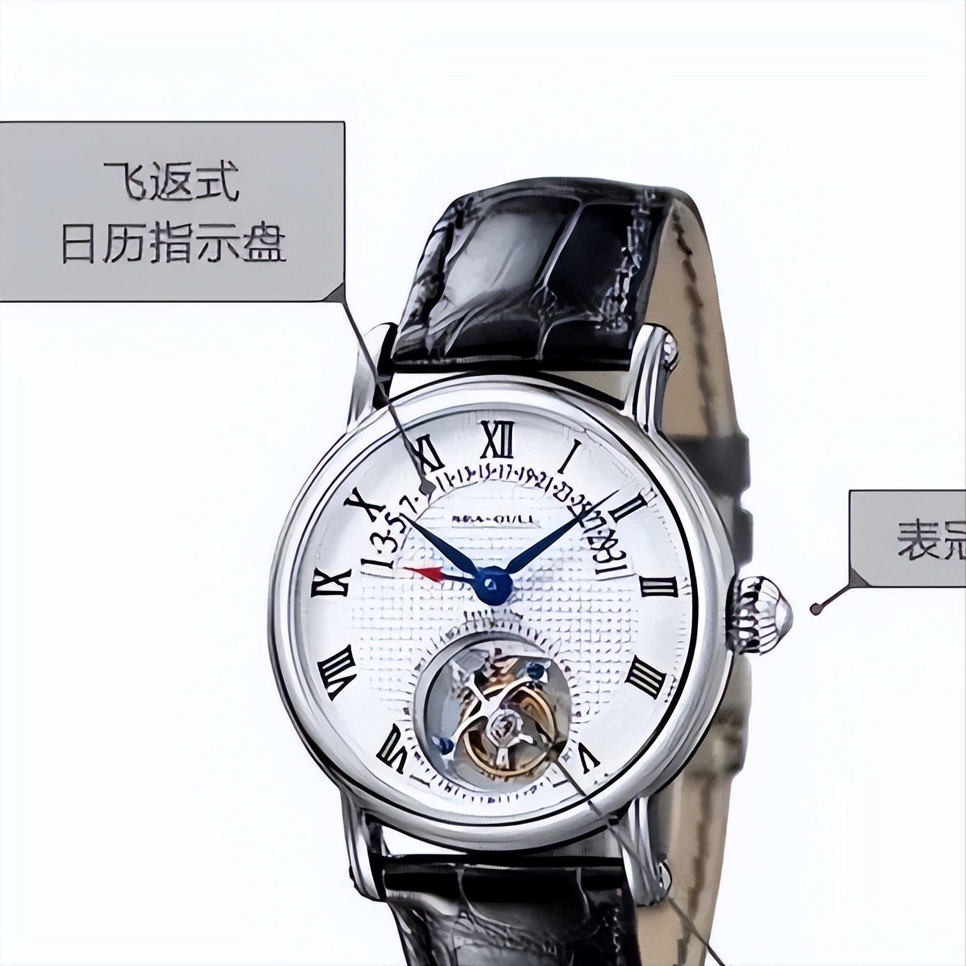 海鸥陀飞轮五星纪念腕表,海鸥奢华双陀飞轮腕表