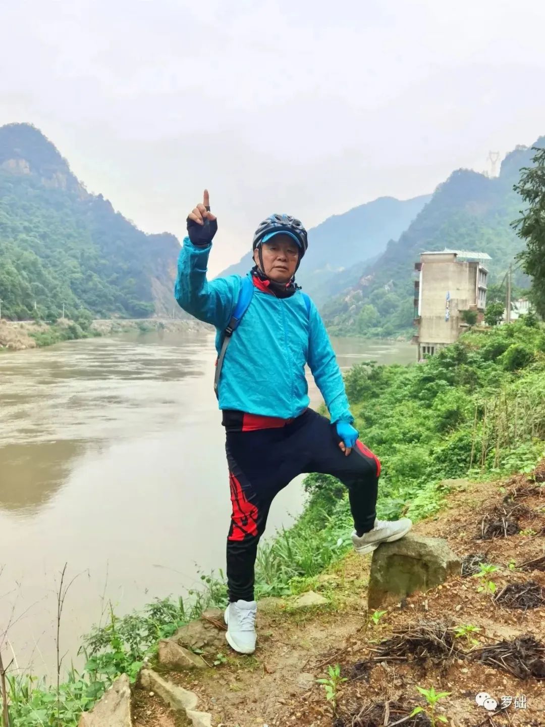 冒雨骑游资江小三峡·板竹山·望云寺观风景