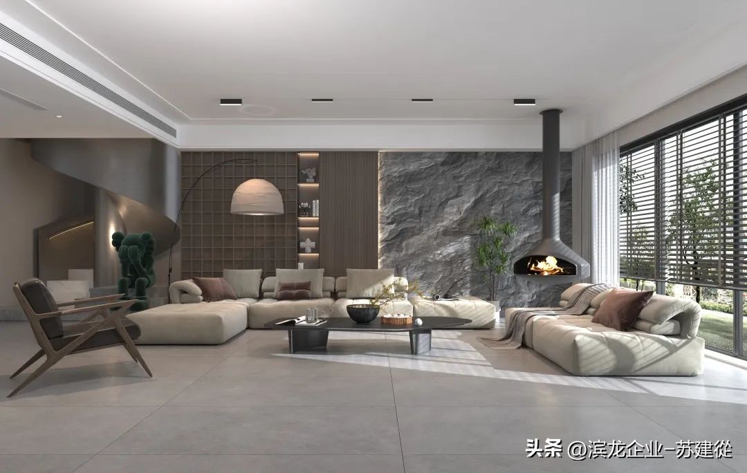 400x800的素色砖搭配淋浴房效果图,亮光砖如何搭配无主灯