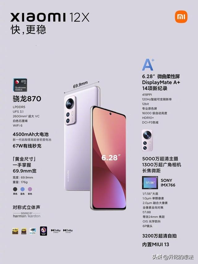 骁龙870小屏千元机推荐,直面屏旗舰跌至2699元