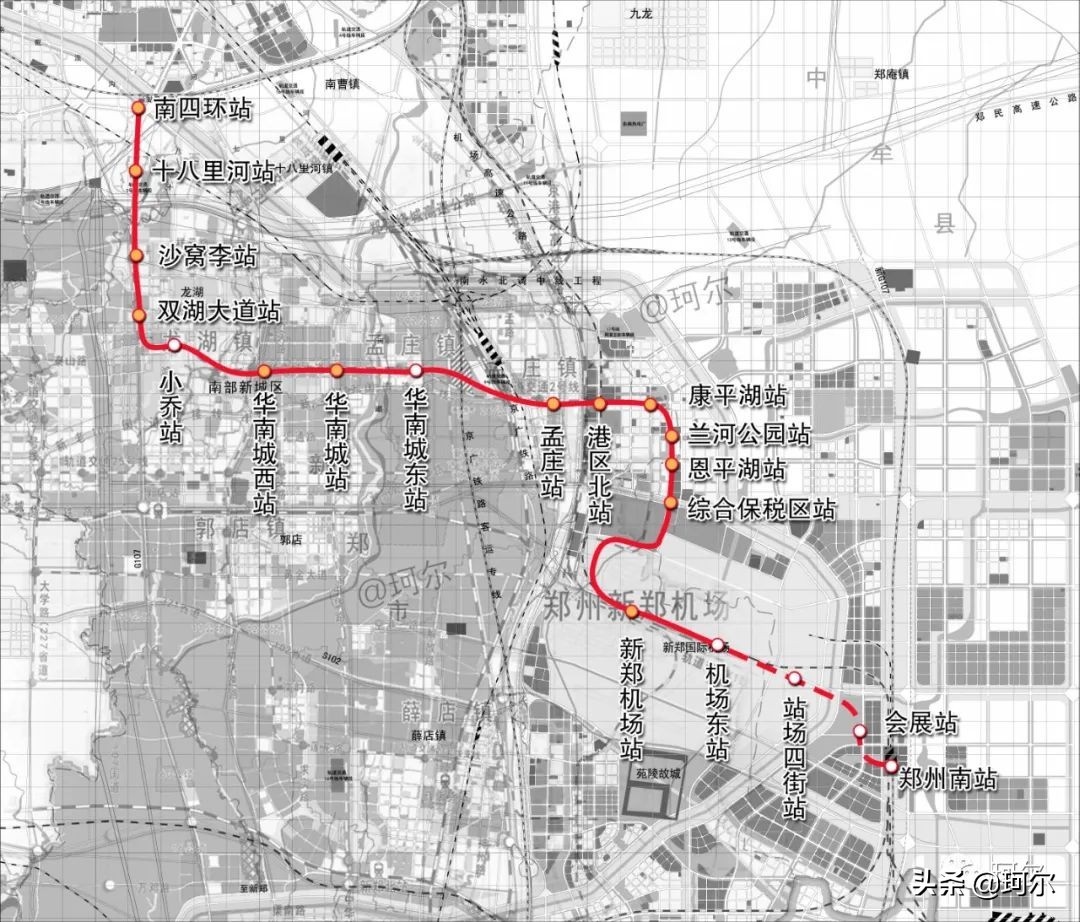 郑州地铁9号线开通正确时间,郑州地铁9号线二期当前最新消息