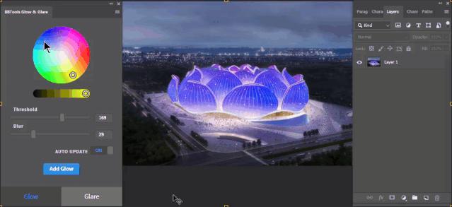 ps神仙特效,ps一键光效插件使用方法