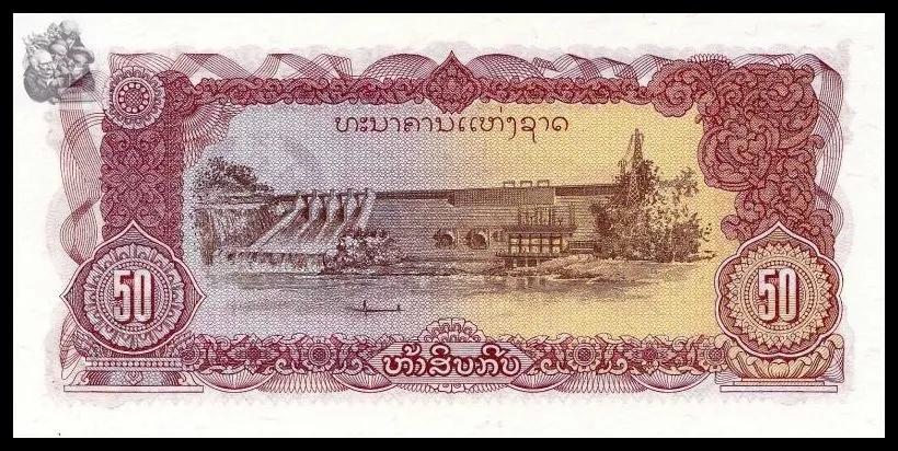 老挝纸币100,老挝纸币50000图片