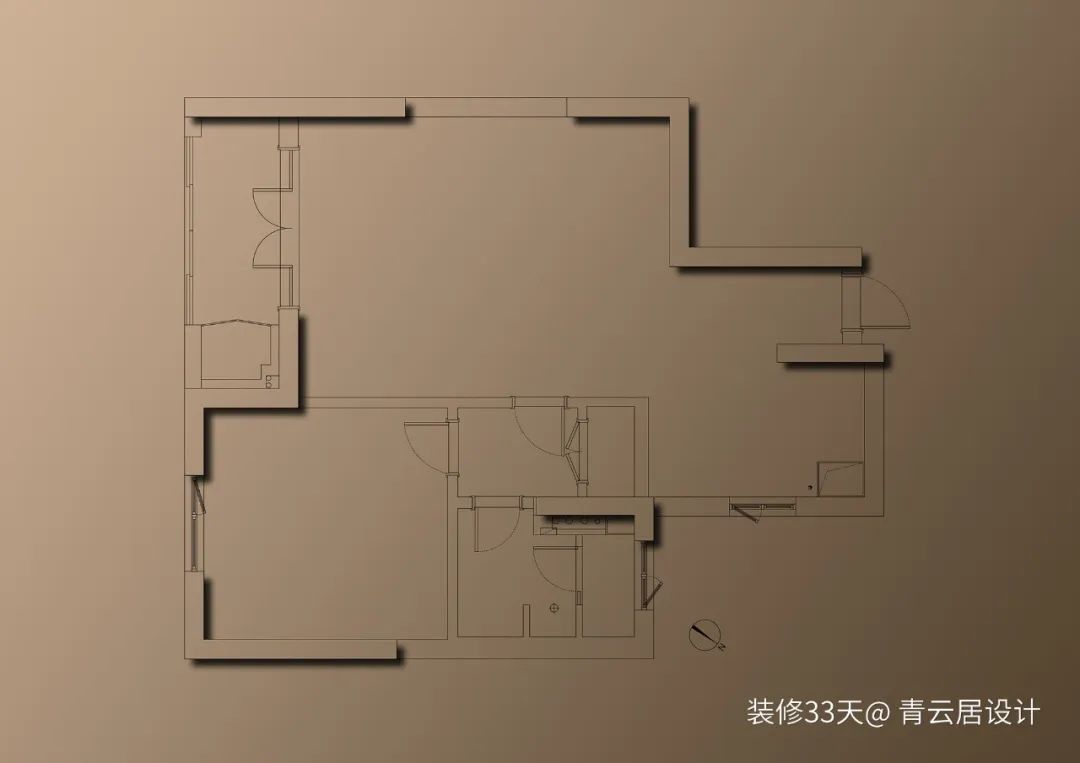 简约文艺美宅,90平方米极简美宅