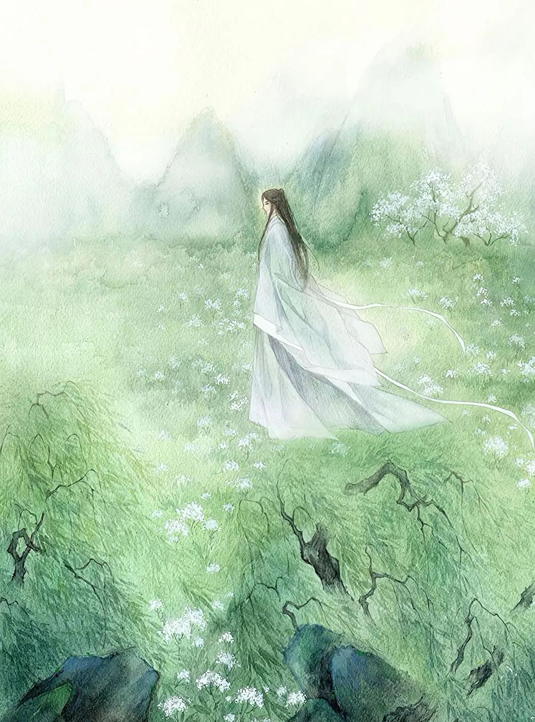 唯美意境古风人物,古风唯美意境图片风景