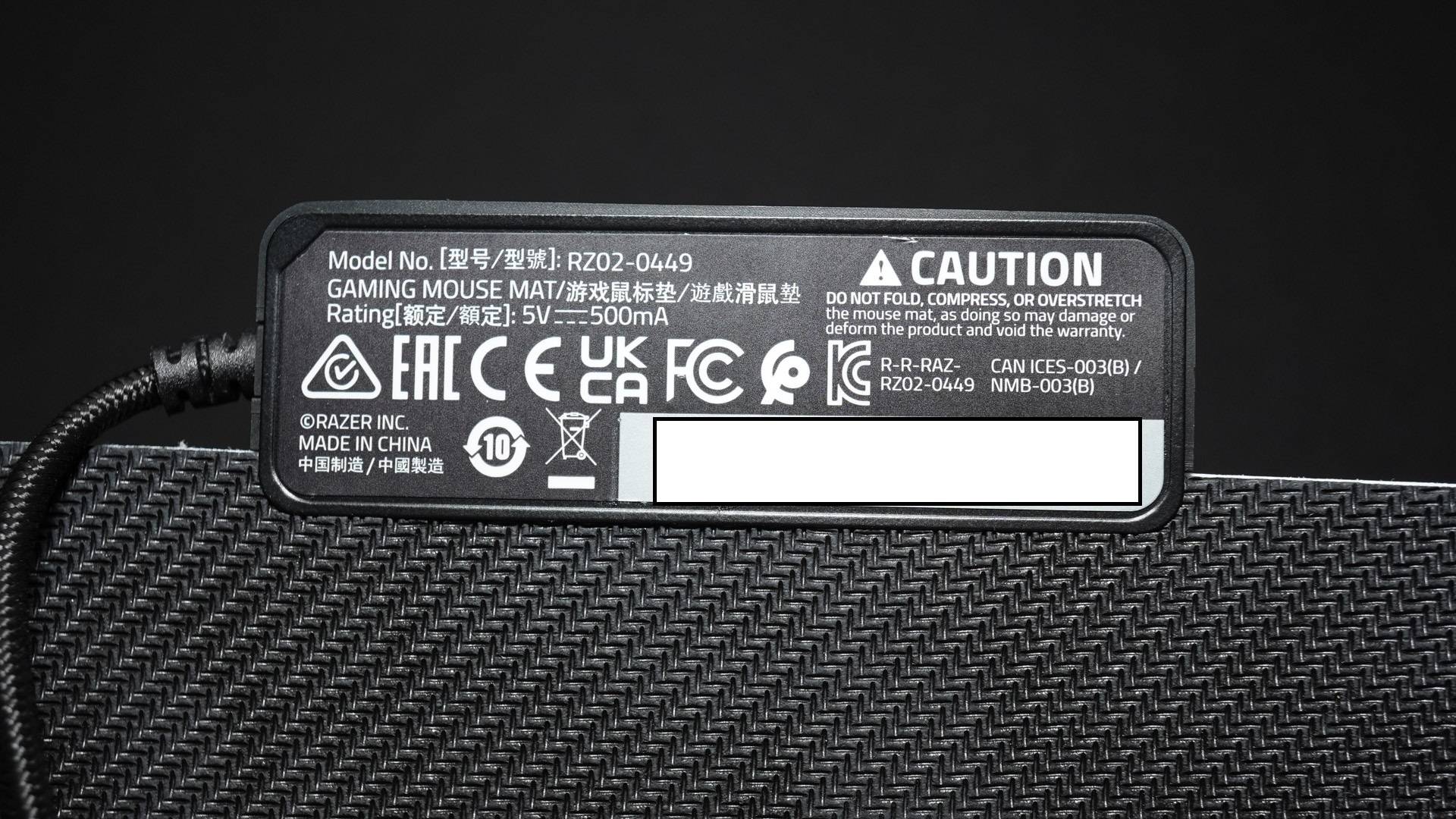 雷蛇重装甲虫幻彩版测评,razer雷蛇凌甲虫幻彩鼠标垫