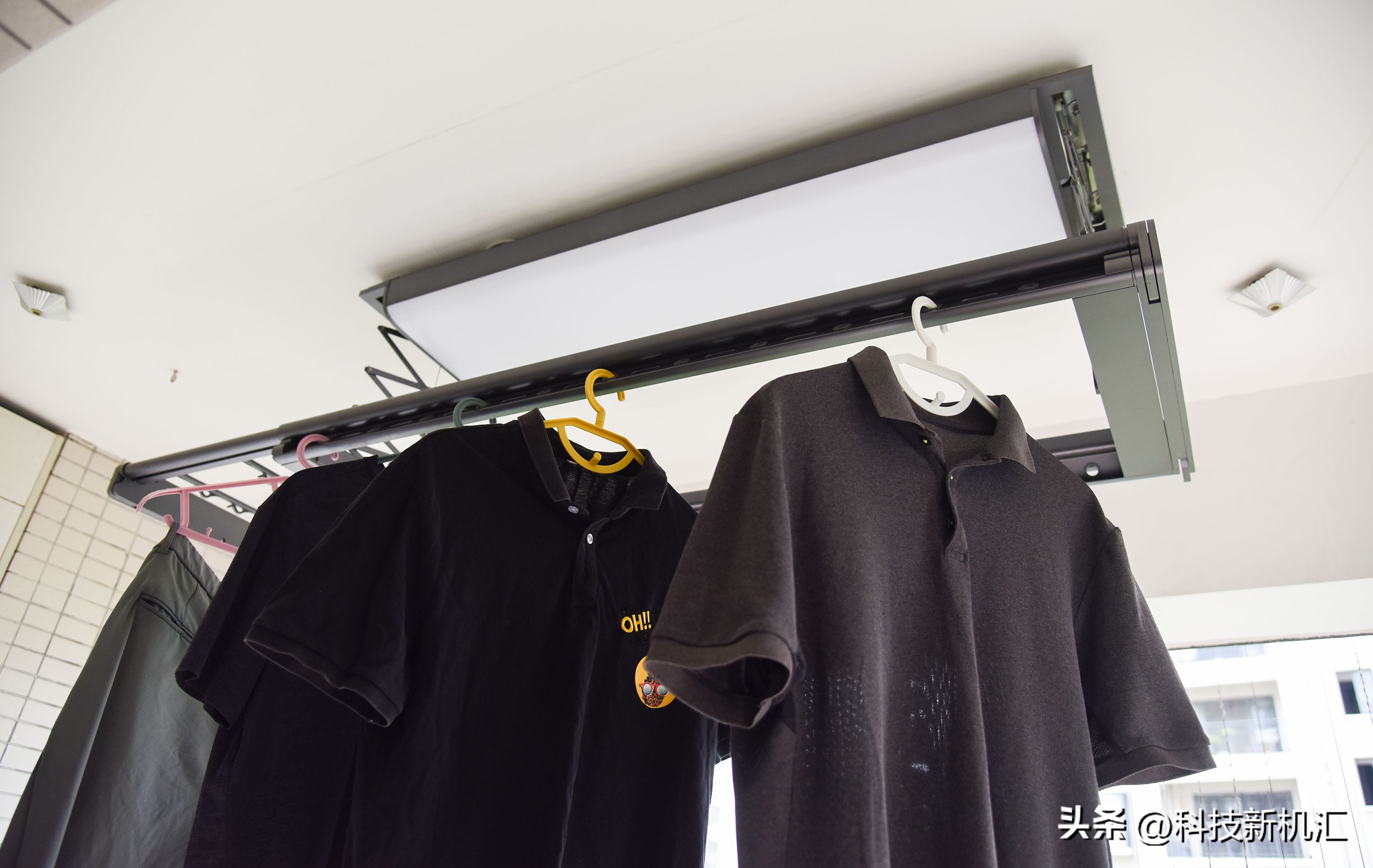 智能阳台电动晾衣机,智能升降晾衣架家用阳台