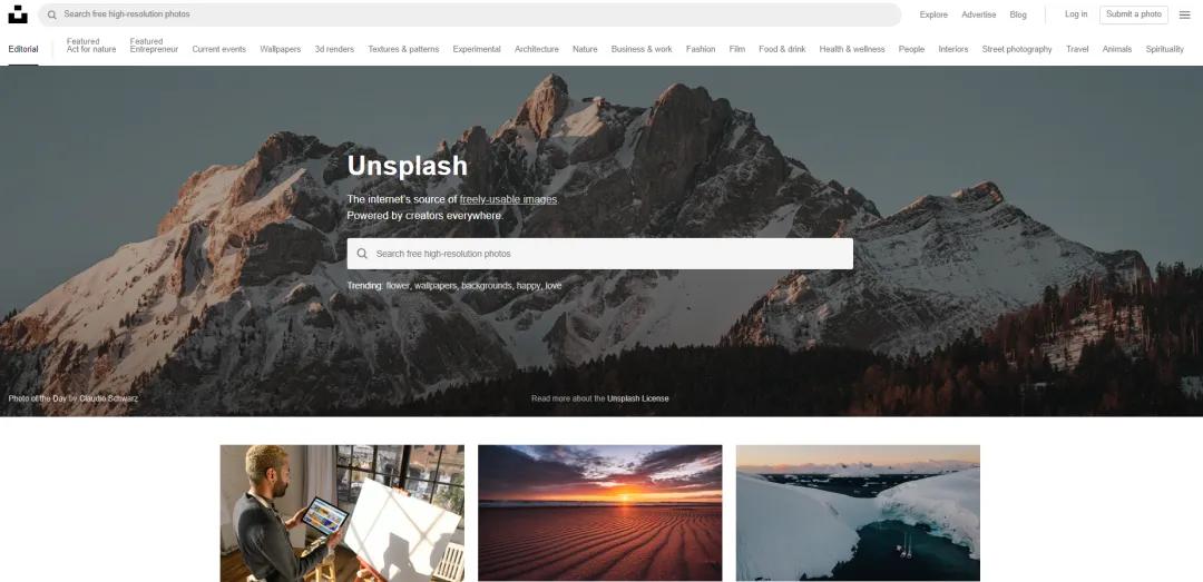 分享几个常用的高质量素材网站,24个素材网站