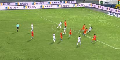 郑铮世界波破门,郑铮凌空打门