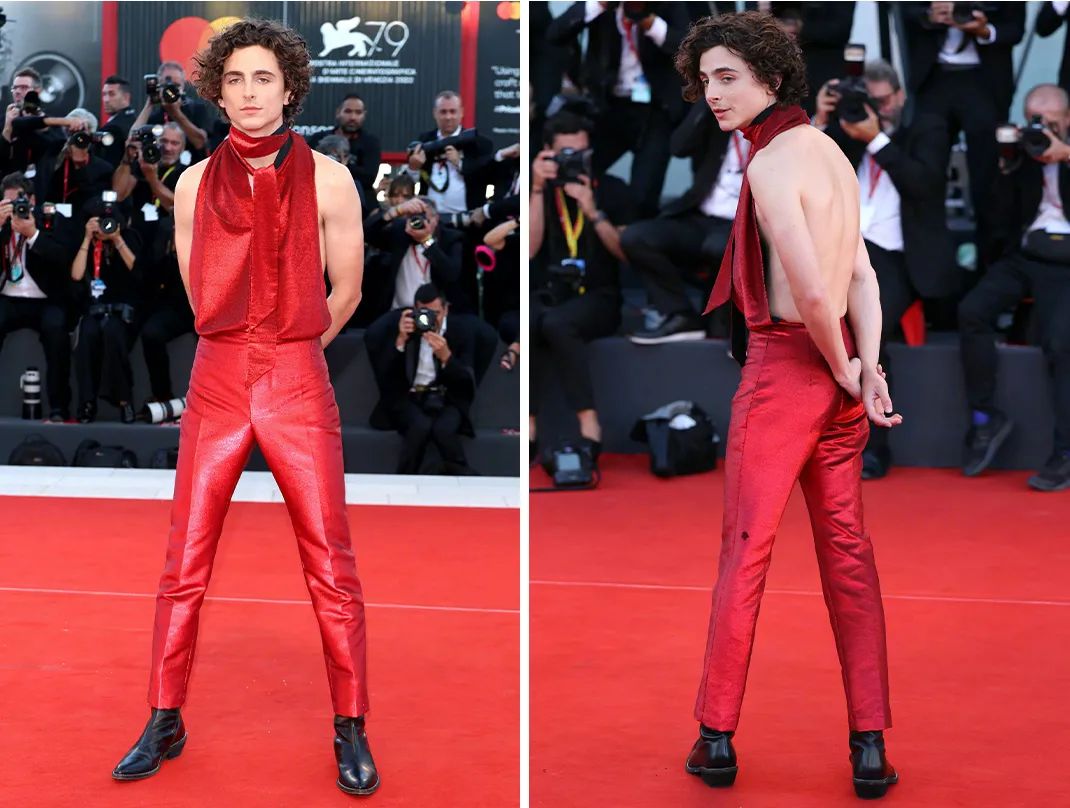 威尼斯红毯抓马多：甜茶穿红色露背装吸睛，凯特大魔王气场强…