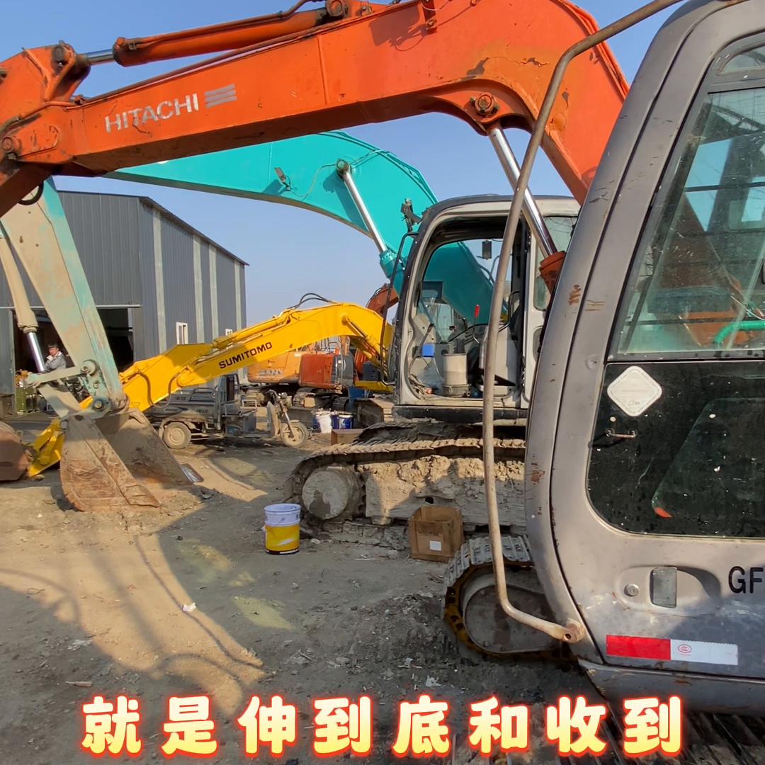 日立70挖机往前走无力往后走正常,日立70挖机旋转不快