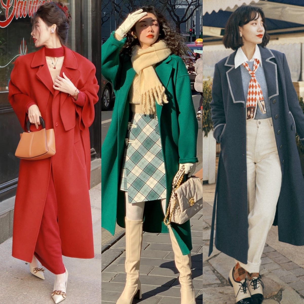 黑色大衣永不过时的经典色,今年流行的大衣颜色怎么选