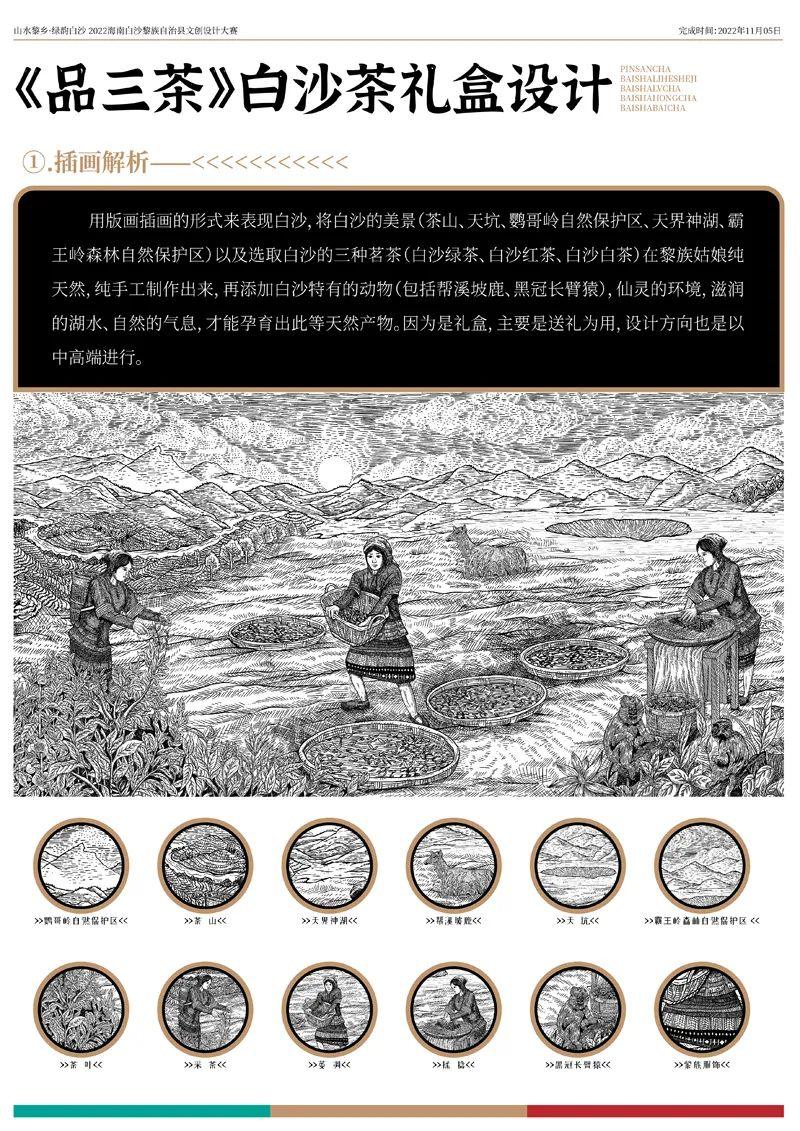 山水黎乡·绿韵白沙2022海南白沙黎族自治县文创设计大赛获奖作品公示