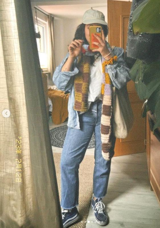 165120斤微胖女生穿搭冬季博主,微胖型身材穿搭博主