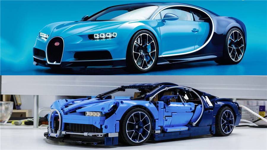 乐高机械组42083圆男生的第一辆「布加迪威龙」