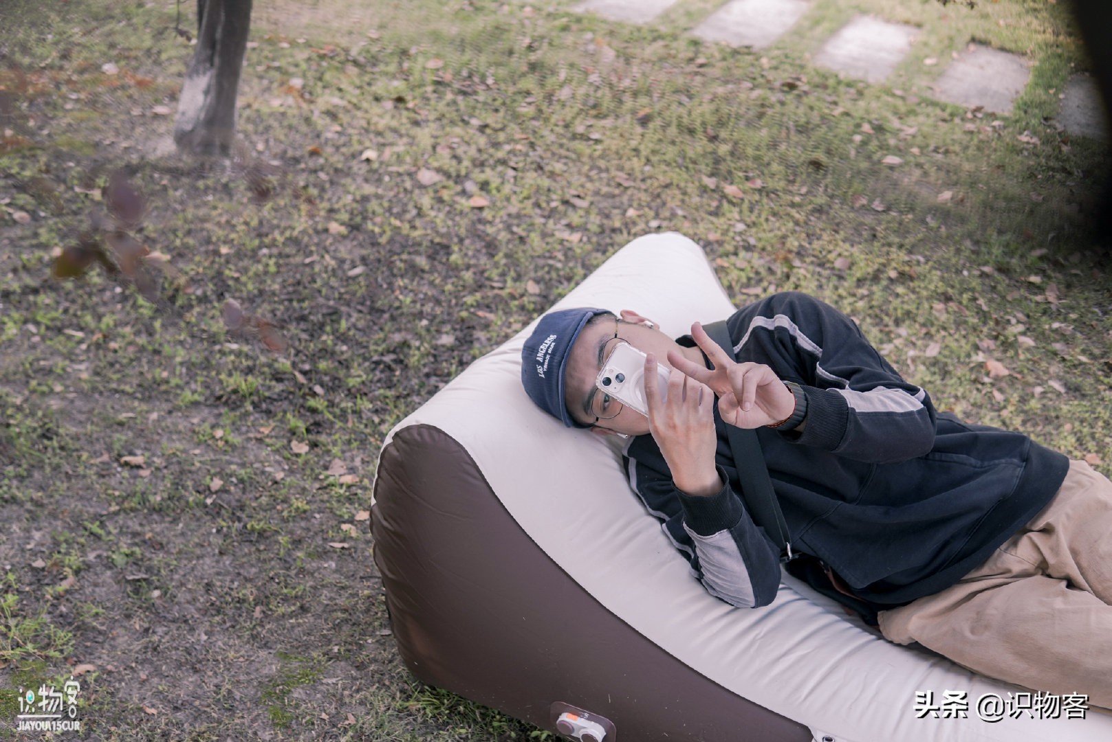 午休野营必备懒人充气床,露营午休神器