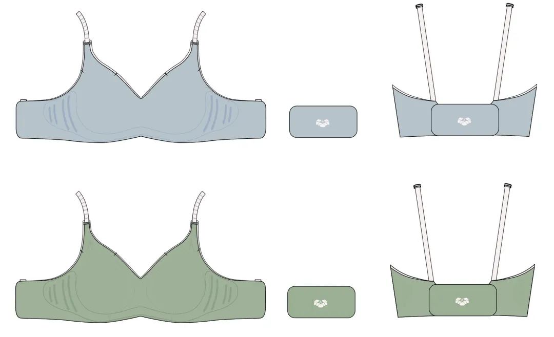 被「无尺码」内衣忽略的乳房。