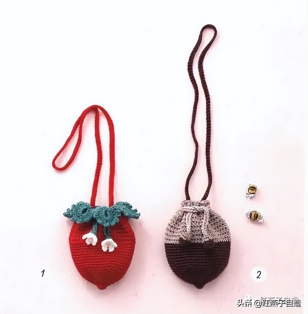 经典时尚的小包编织,横款小包编织教程简单一点