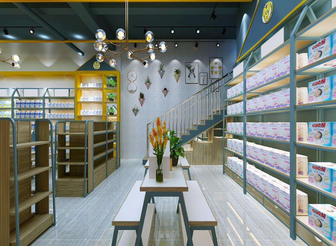大连专业母婴店装修设计,合肥母婴店装修设计