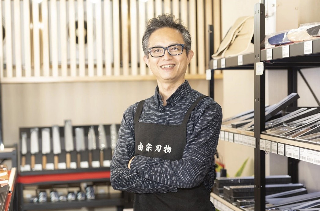 古法锻造菜刀,手工菜刀锻打日本