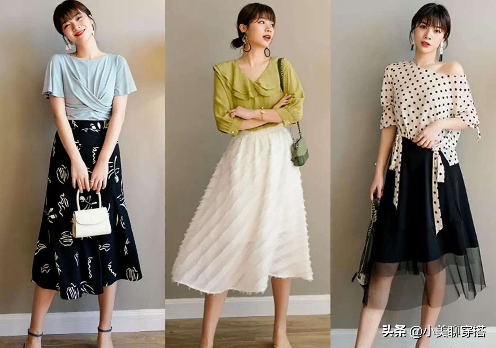 春夏裙装穿搭技巧,夏天裙装搭配图片欣赏