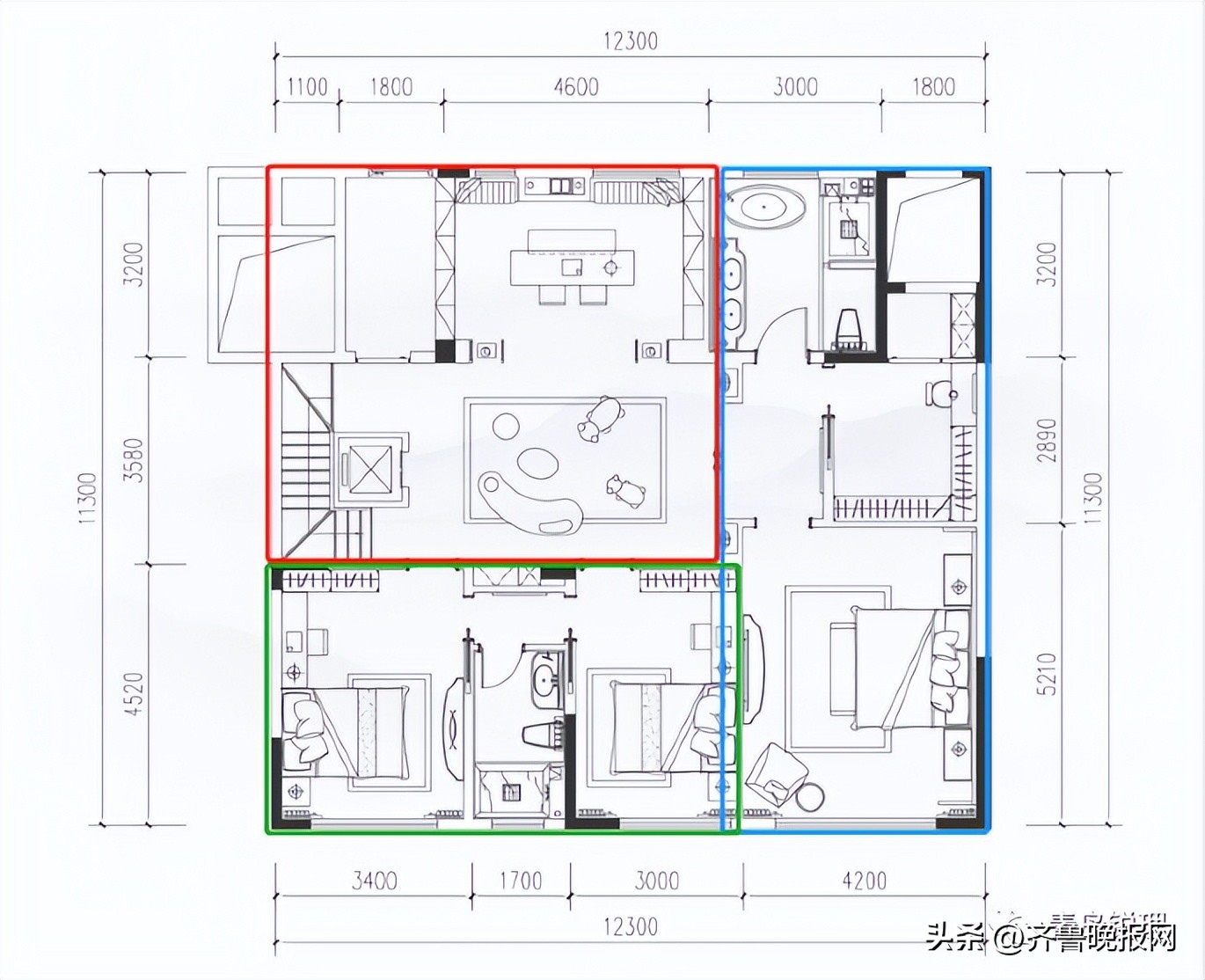 青岛市南区大平层豪宅200-300平,豪宅大平层青岛