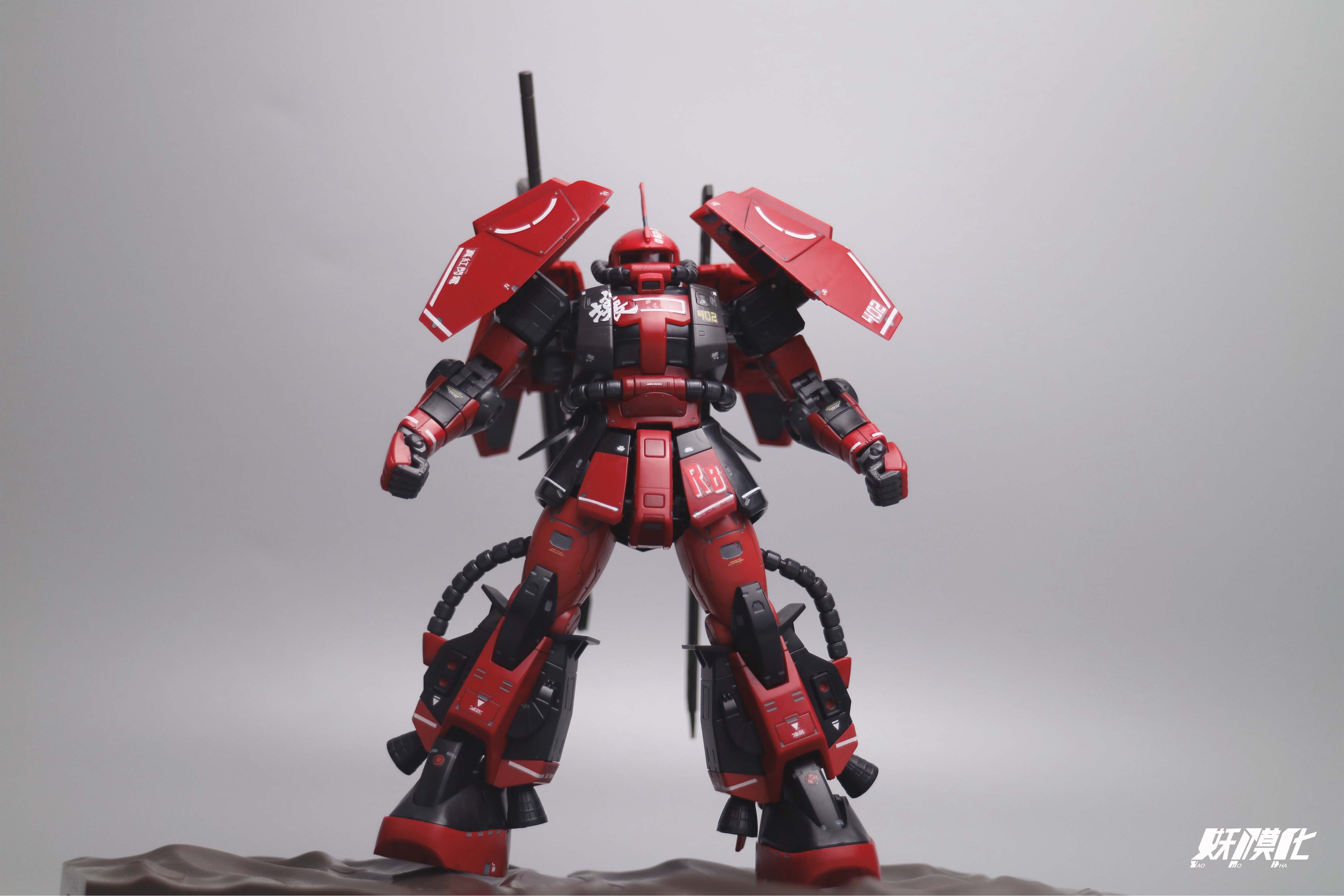 只要够想法，模型素组也能改出好作品-武士扎古