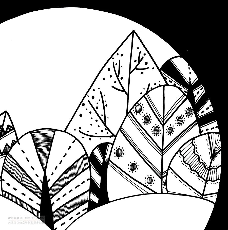 儿童画教程水彩笔涂色技法练习,儿童画教程水彩笔