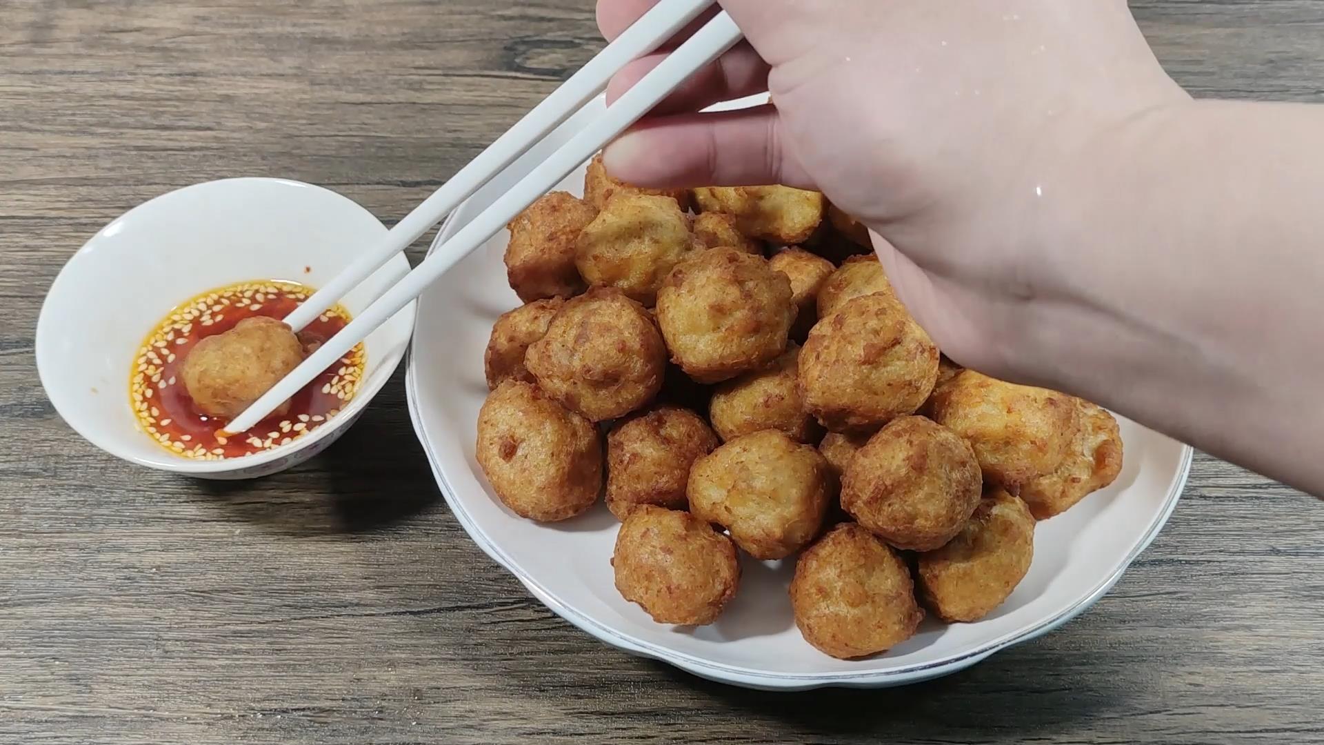 炸丸子不要水的方法,炸丸子不要鸡蛋的做法